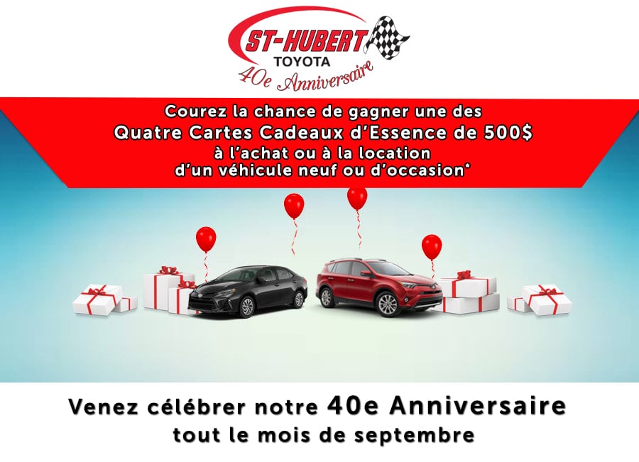 St-Hubert Toyota 40e Anniversaire Septembre 2017
