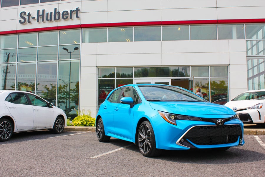 St-Hubert Toyota Corolla Hatchback 2019 Facade.jpg