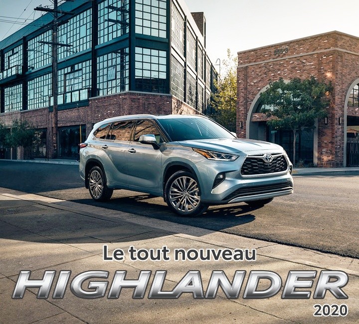 St-Hubert Toyota Tout Nouveau Highlander 2020