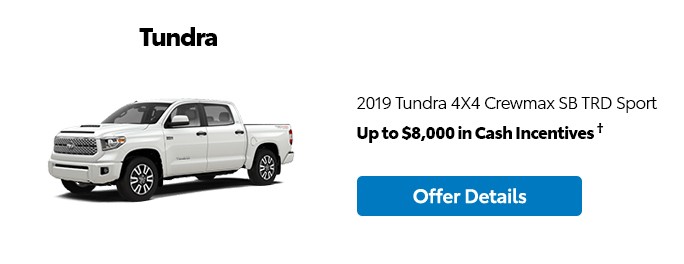 St-Hubert Toyota Promotion 2019 Tundra 4x4 Crewmax SB TRD Sport March 2020