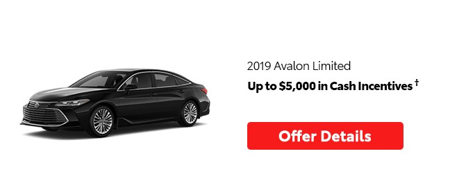 St-Hubert Toyota Promotion July 2020 Avalon Limited