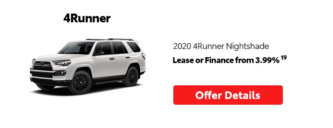 St-Hubert Toyota Promotion July 2020 4Runner Nightshade