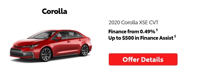 St-Hubert Toyota Promotion July 2020 Corolla XSE CVT