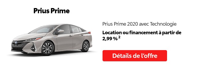 St-Hubert Toyota Promotion Juillet 2020 Prius Prime 2020